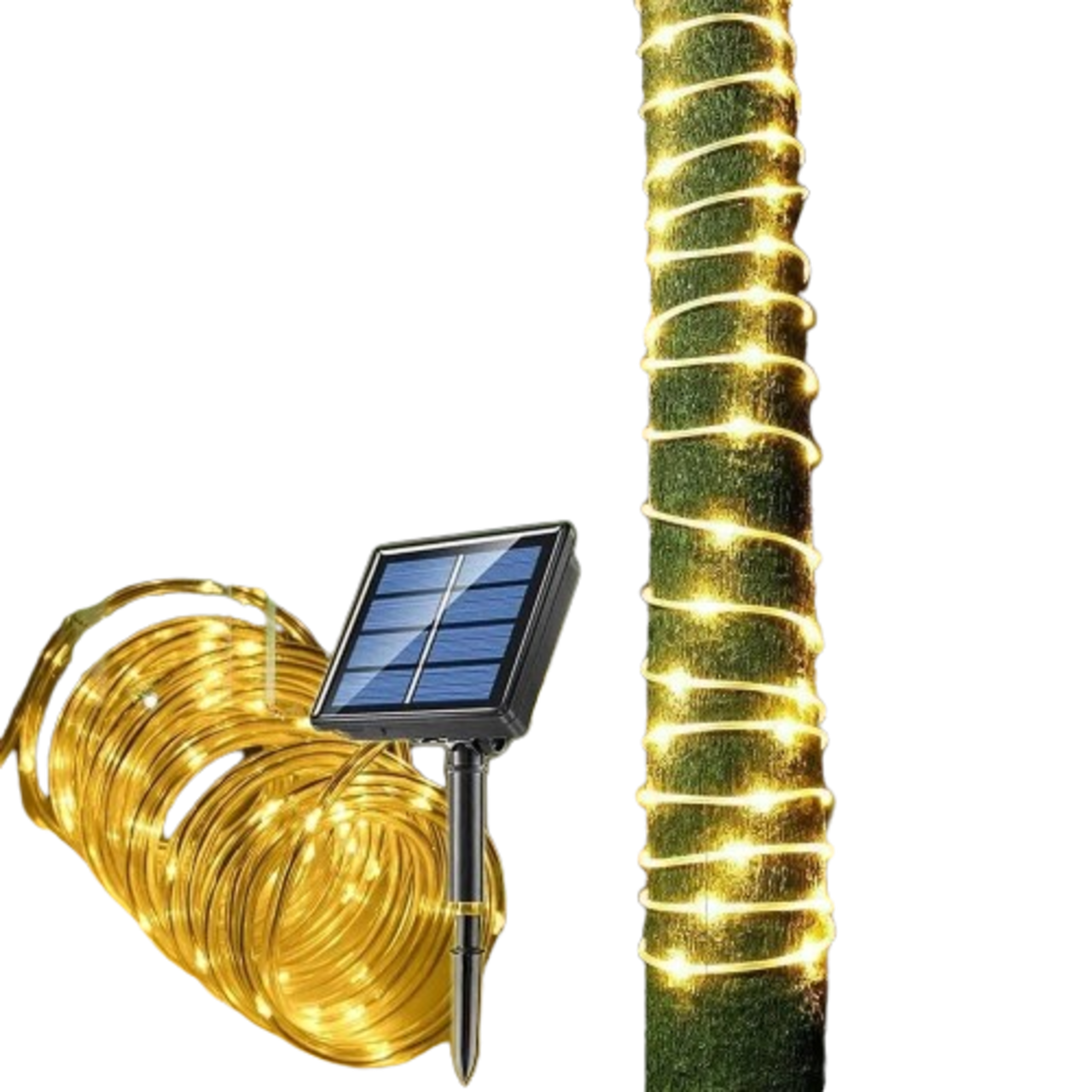 Solar Rope Light Waterproof IP65 39FT 100LEDs Outdoor LED ‎Solar Outdoor Lights